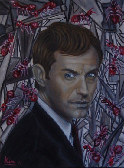 Oil Painting > Red Alert ( Jude Law )